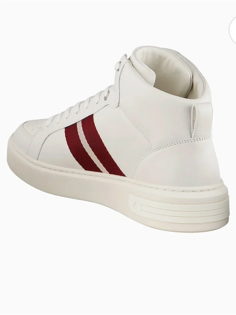 Bally Myles High-Top Sneakers With with Red Stripes Men’s 13 NWOT